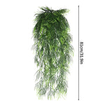 plantes artificielles suspendues vert feuilles fines moderne cordelette mariage anniversaire baby shower