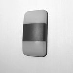 applique murale led moderne résistante humidité blanc noir adhésive éclairage intérieur extérieur 14w