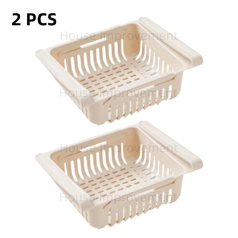 panier rangement moderne perforé beige bleu rose respectueux environnement organiser réfrigérateur congélateur transparent almacenamiento