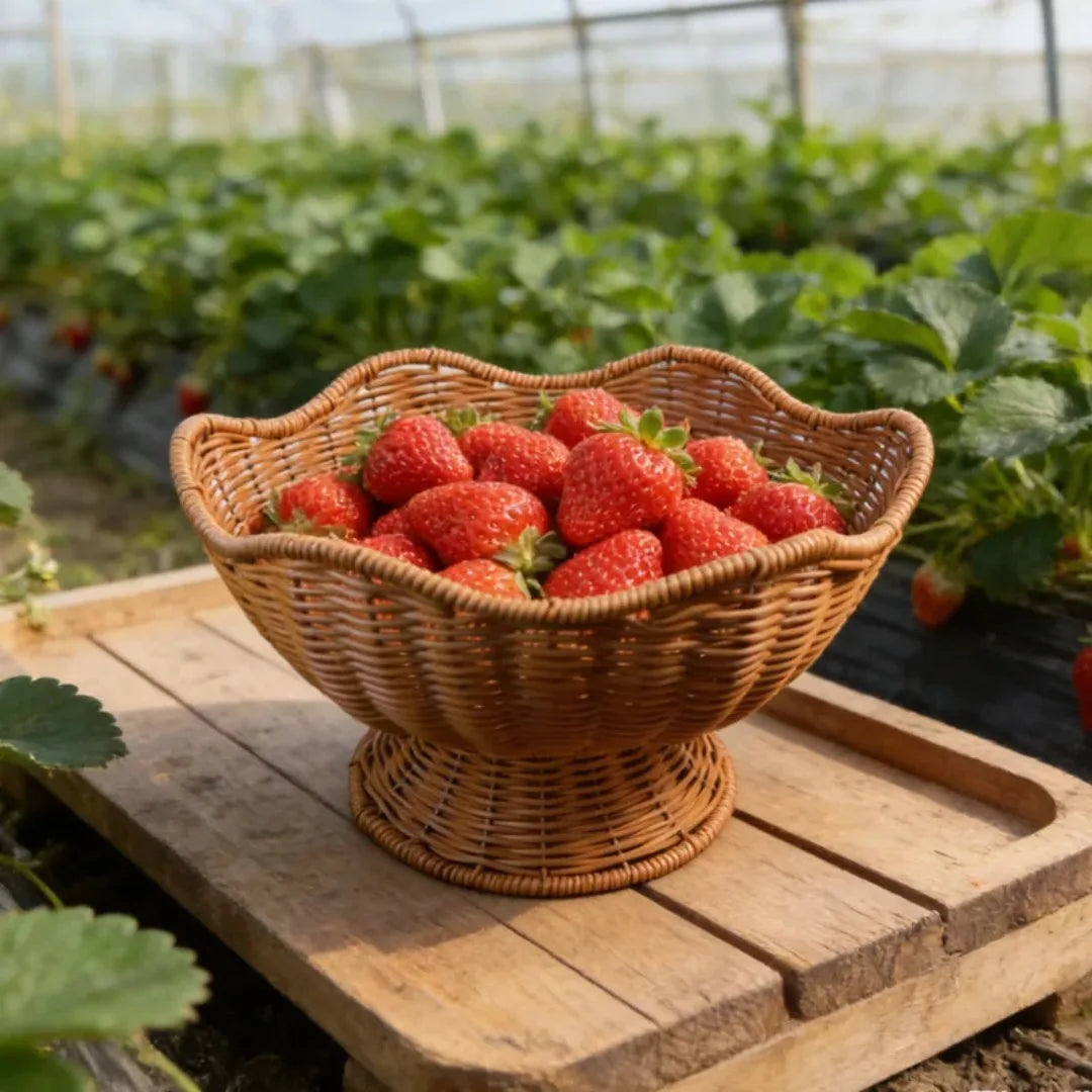 paniers rangement marron clair tissage traditionnel utilisation multiple classique