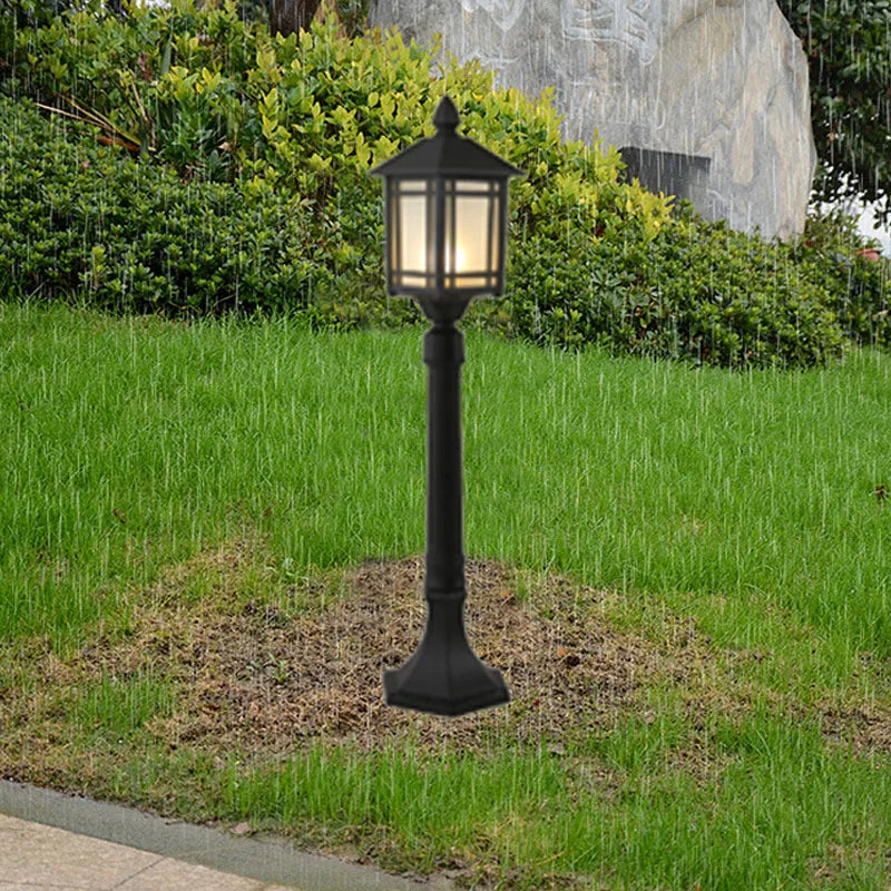 lampe sol industrielle ip65 led moderne noire éclairage public extérieur classique aluminium protégée ans