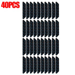protecteurs tapis adhésifs noirs points modernes réutilisables 130mm 25mm 16 32 40 pièces