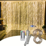 Détail des LED et du câble USB de la guirlande lumineuse