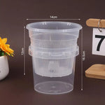 pots plante transparents modernes grille drainage auto absorption d'eau 10cm 12cm 15cm
