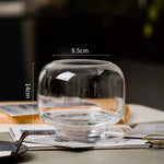 Vase en verre classique pour décoration intérieure