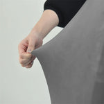 Housse chaise velours gris moderne hand washable mariage banquet