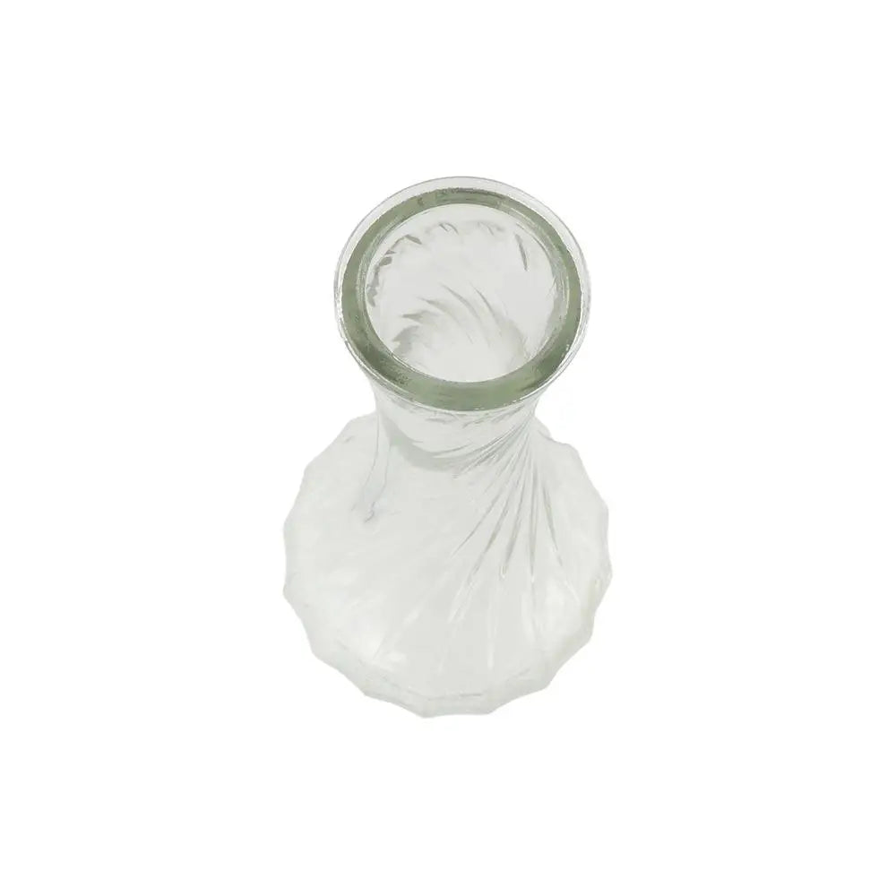 vase transparent gravé classique décoration intérieure plante hydroponique maison festive