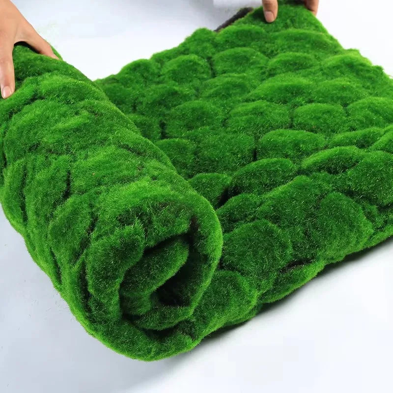 tapis artificiel mousse vert imitation naturelle moderne décoration jardin balcon courtyardextérieur