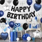 Ensemble ballons aluminium formes variées