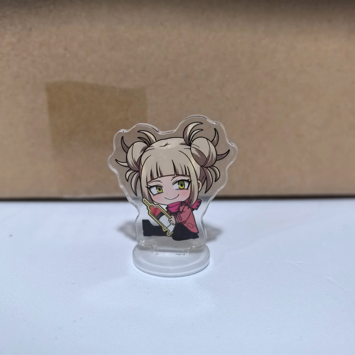 porte clés figurines acryliques transparentes personnages animés cartoon support rond my hero academia