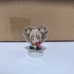 porte clés figurines acryliques transparentes personnages animés cartoon support rond my hero academia