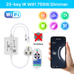 contrôleur led wifi bluetooth rf télécommande prise électrique moderne certifié ul cqc cem fcc