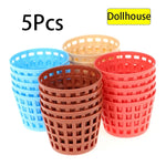 mini paniers rangement bleu beige marron rouge réticulée modernes 12èmescale