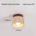 lampe moderne ampoule led texture granulée couleur beige brun foncé minimaliste