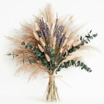 bouquet fleurs séchées eucalyptus gypsophile lavande décoration maison anniversaire valentin boho naturel