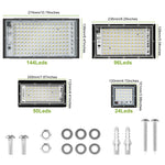 projecteur led moderne 200w ip65 extérieur blanc froid noir vis haute luminosité adjustable