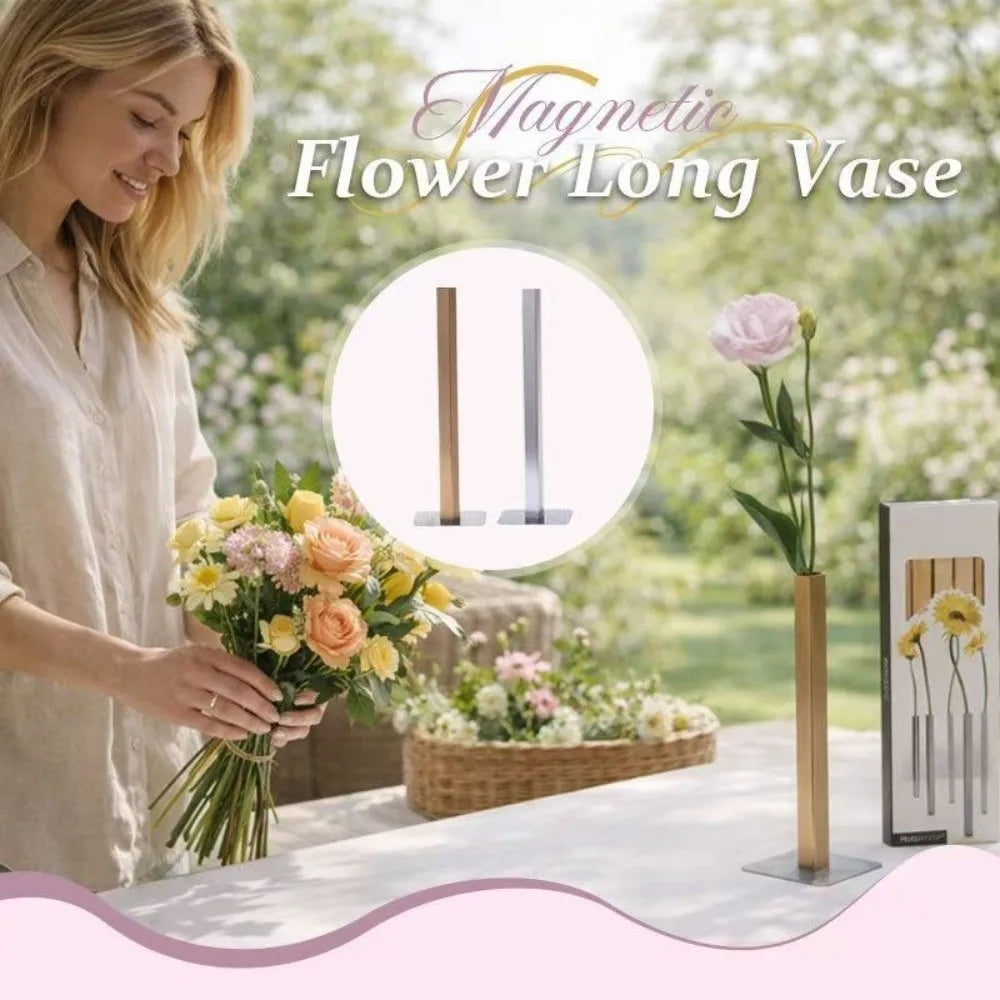 vase minimaliste rose cuivré moderne posé base métal fleurs artificielles