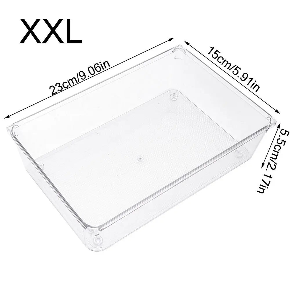 boîtes rangement transparentes modernes boîtes cosmétiques boîtes toilette boîtes boîtes cuisine empilables minimalistes