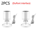projecteur led blanc moderne 12v 3w double adhésif alu lentille concentrée 2m cable