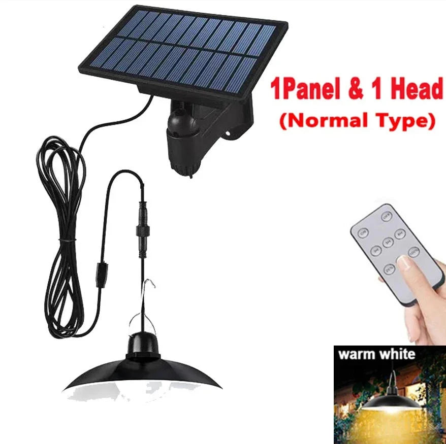 lampe solaire moderne noire télécommande panneau solaire intégré autonome deux lumières abs lithium