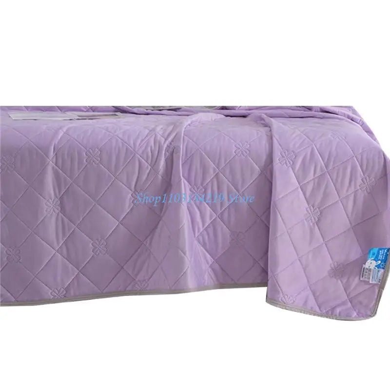 couverture polyestère moderne rose vert bleu motif géométrique opacité 200x230cm fixation