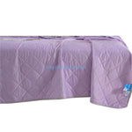 couverture polyestère moderne rose vert bleu motif géométrique opacité 200x230cm fixation