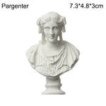 buste sculptural résine blanc détails antiques classiques décoration intérieure alexander beethoven athena chopin