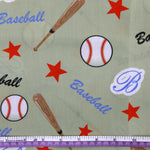 tissu imprimé sport boules baseball basket football coton polyester bricolage couture décoration maison