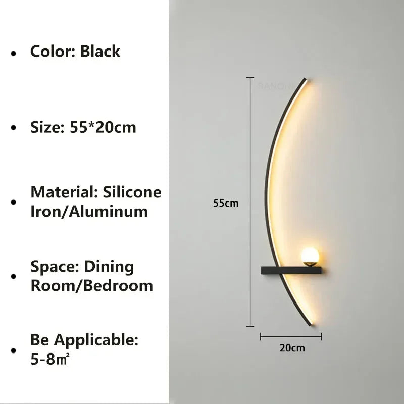 lampe murale moderne blanc doré fixée mur éclairage quotidien aluminium