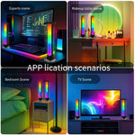 barre lumineuse led multicolore cyberpunk télécommande bluetooth application gamingRGBOpaque moderne