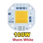 Chip LED COB 50W 70W 100W blanc orange full spectrum connecteurs solderless modernes