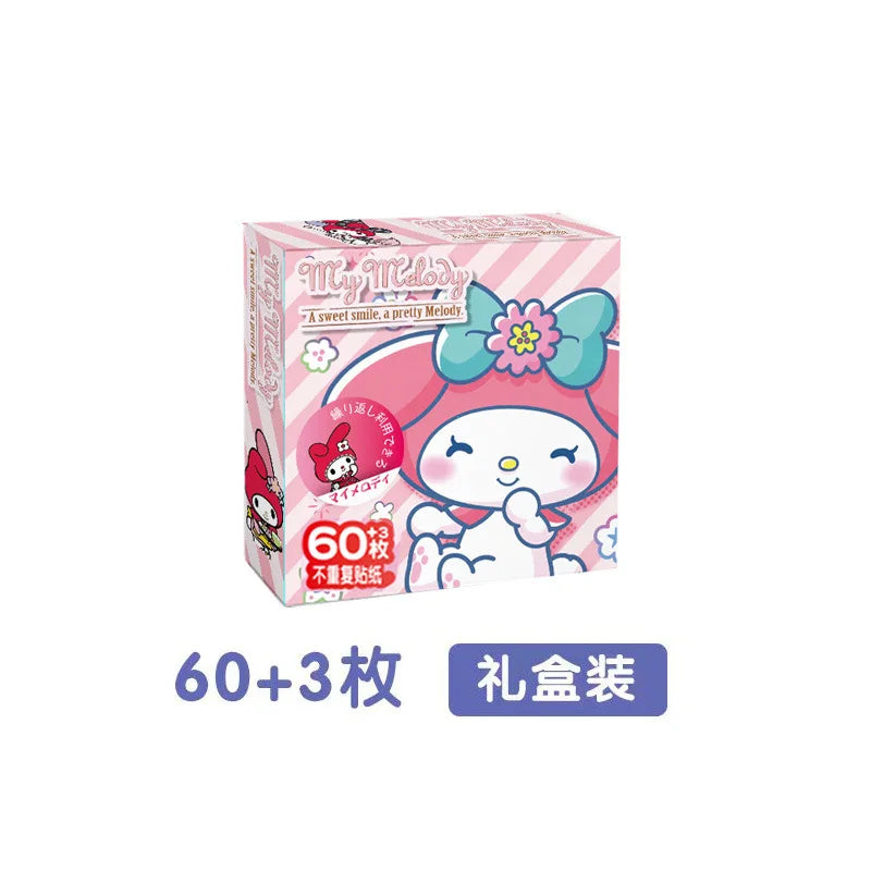 stickers kawaii dessins animés hello kitty cinnamoroll pom pom purin enfants adolescents transparents