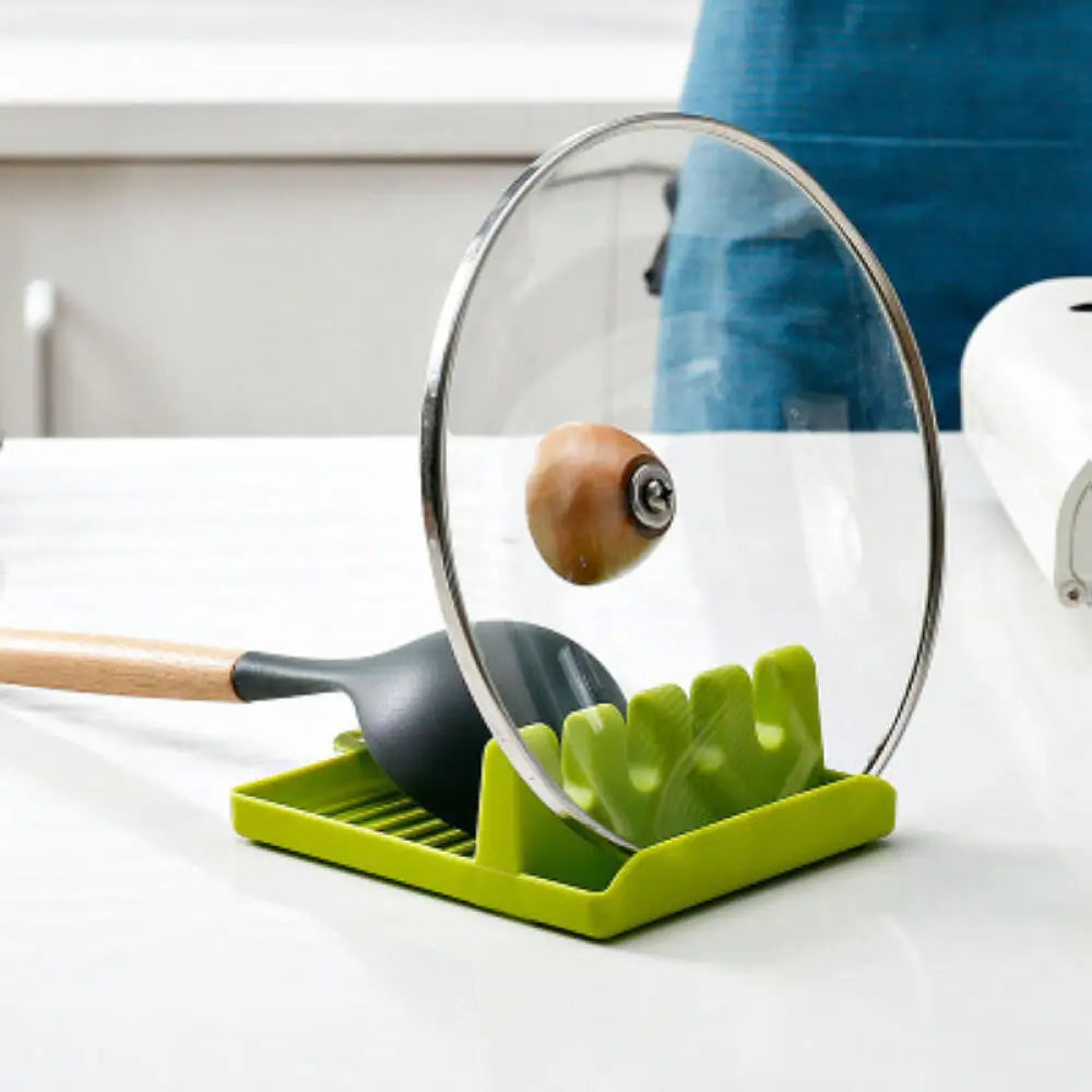 Support pour ustensiles de cuisine en couleur vert clair