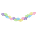 guirlande papier multicolore festives accordéon anniversaire ballons coeurs decorations love xoxo