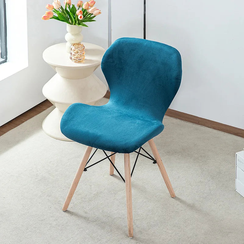housse chaise moderne velours polyester anti poussière verte blanche fauteuil mariage
