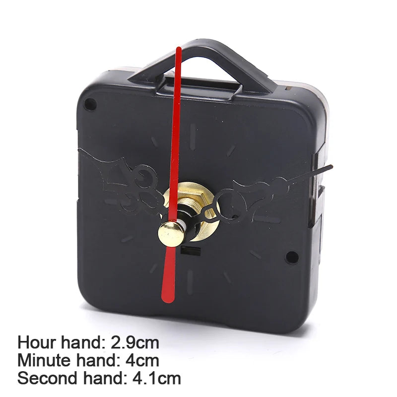 mouvement horloge quartz aiguilles rouge or noires textures classiques réparation secondes minutes heures