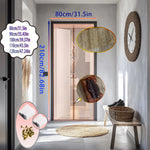 rideau moustiquaire porte adhésif gris clair dentelle moderne 210cm 80cm 90cm 100cm 110cm 120cm