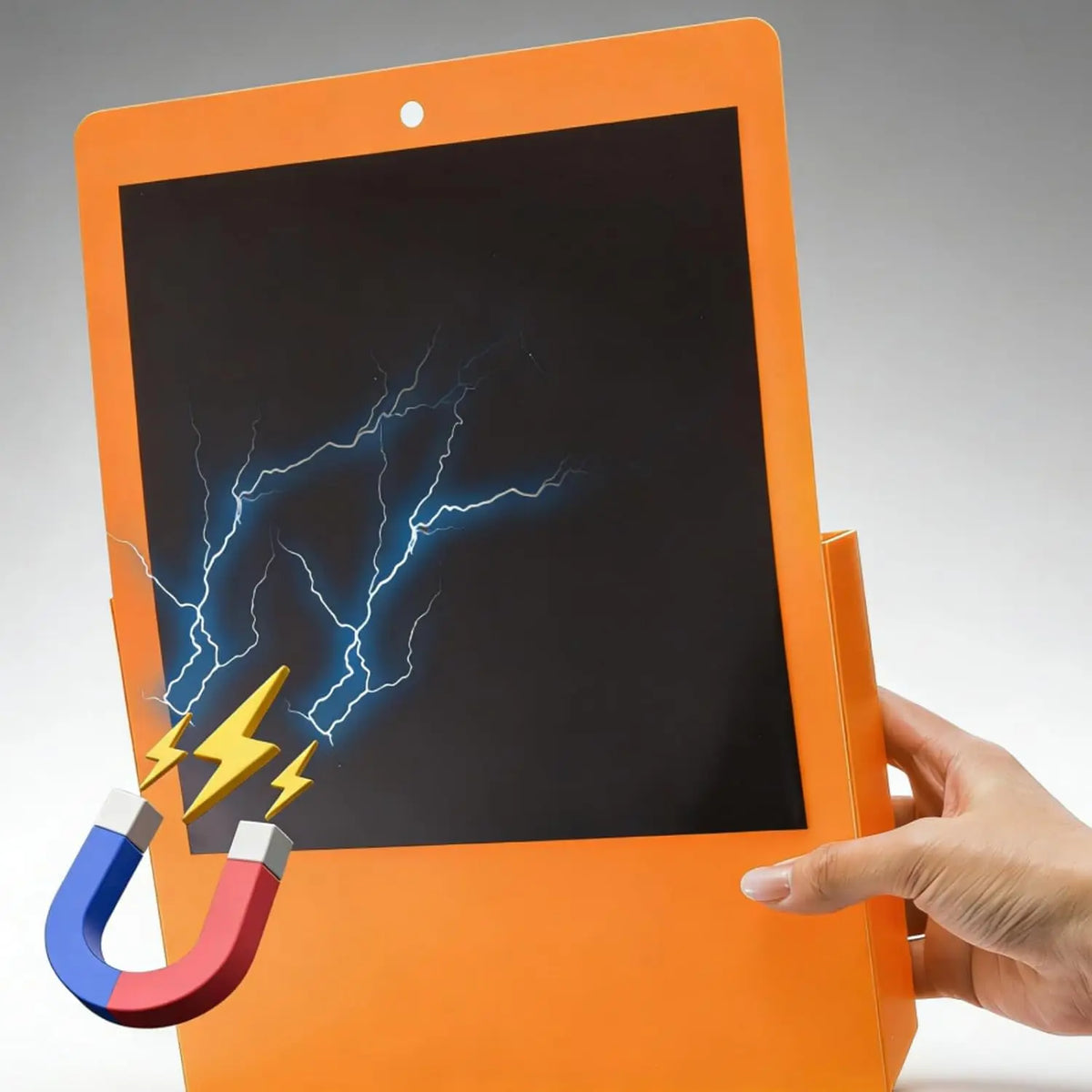 porte documents magnétiques orange bleu clair vert jaune modernes pratique sans perçage