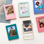 cadres photo aimants couleurs modernes étoiles coeurs triangles transparents photo frame porte portrait minimalist
