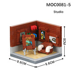 Vue de côté du set City Series avec figurines