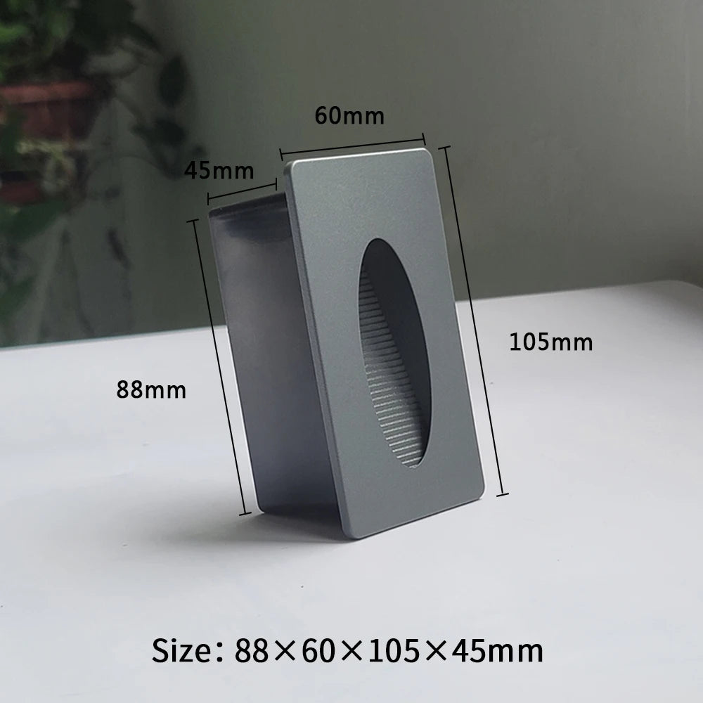 Lampe d'escalier LED gris moderne finition lisse boîte LED haute luminosité aluminium