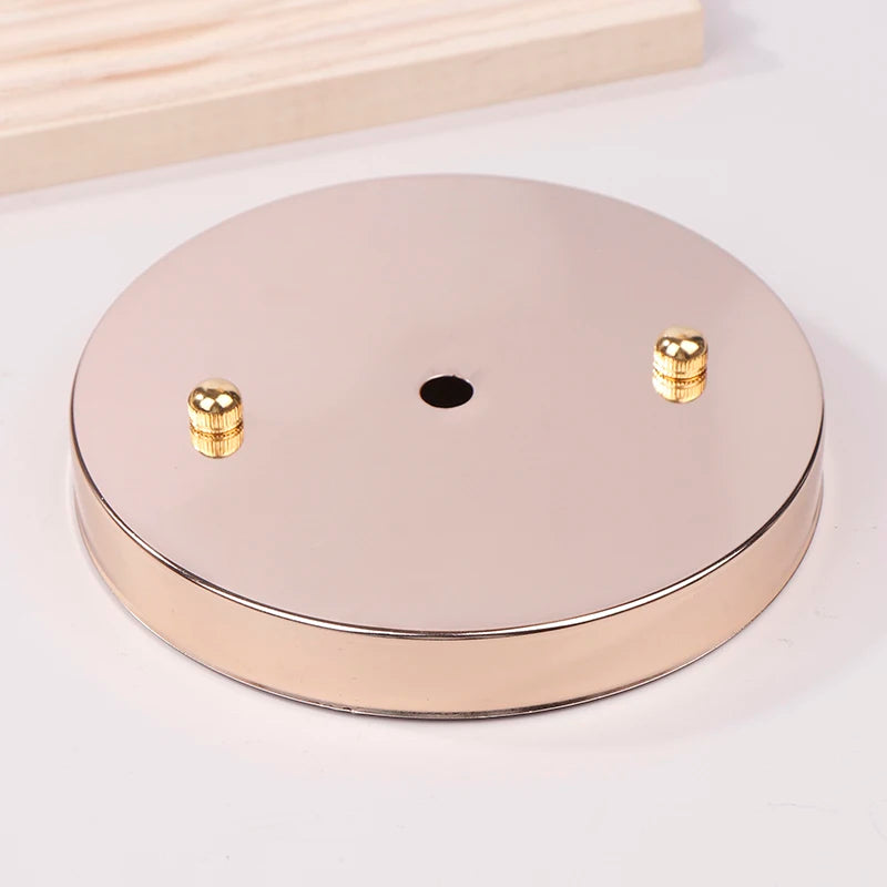 disques suspension or argent noir modernes vis 15cm