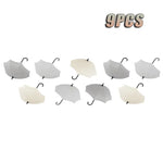 porte clés porte savon ombrelle moderne minimaliste beige rose gris blanc texture ombrelle crochets