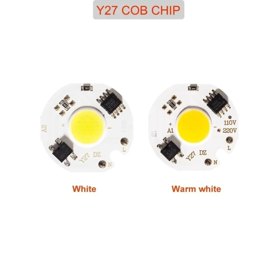 LED Chip COB 3W 5W 7W 10W 12W Blanc Blanc Chaud Sans Pilote DIY