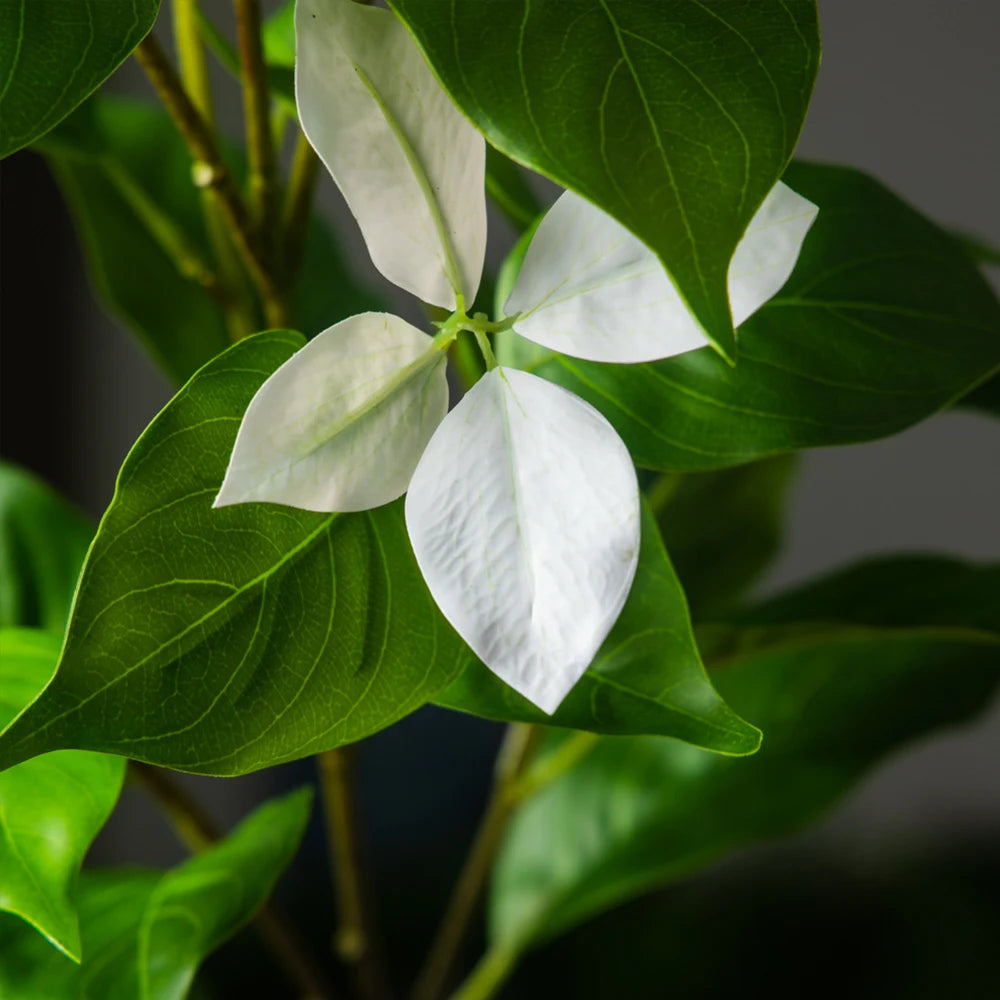 plantes artificielles arbres vertes rose blanches modernes extérieures intérieures
