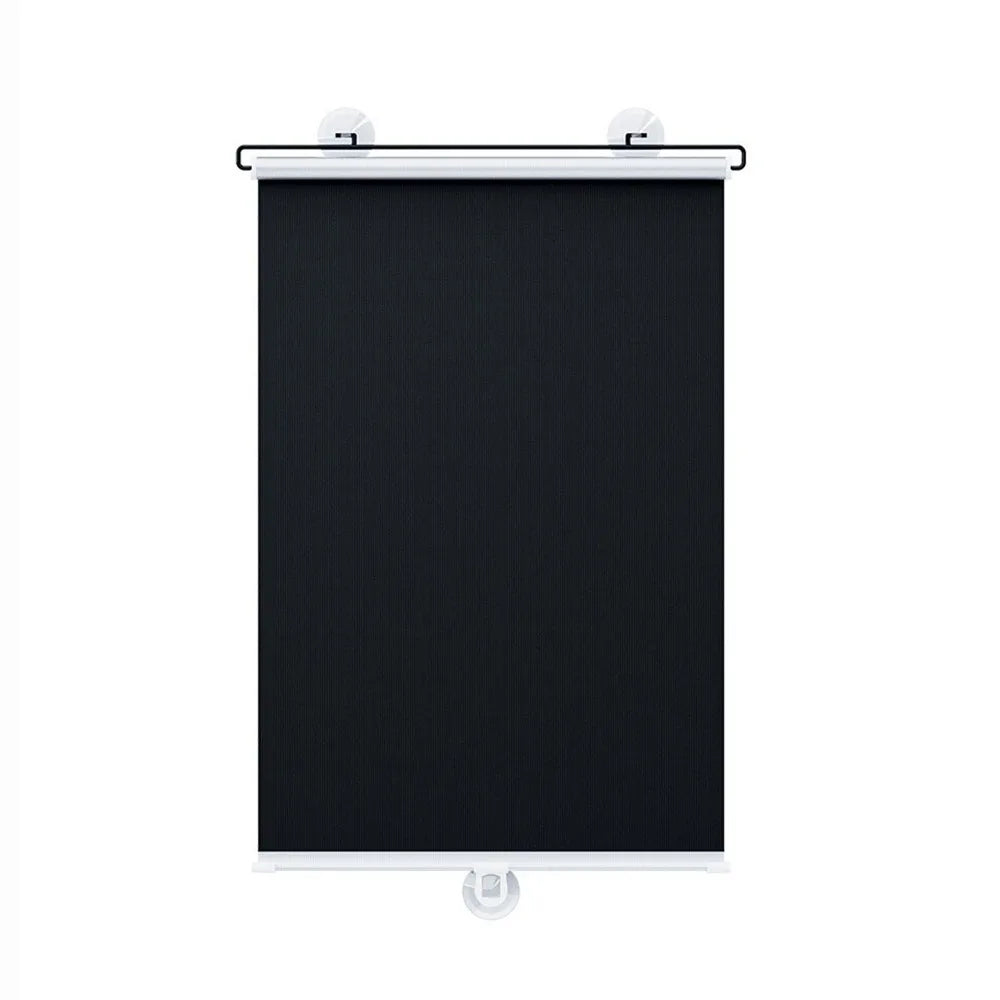 rideau fenêtre noir rétractable tissu moderne ventouse 40x60cm 40x125cm 45x125cm
