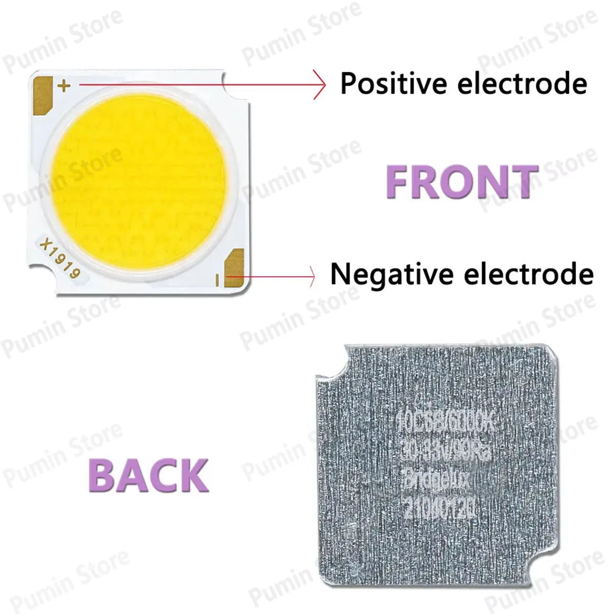 LED Chip 10W 30W 40W 50W Cold White Warm White Natural White 900lm 4000lm