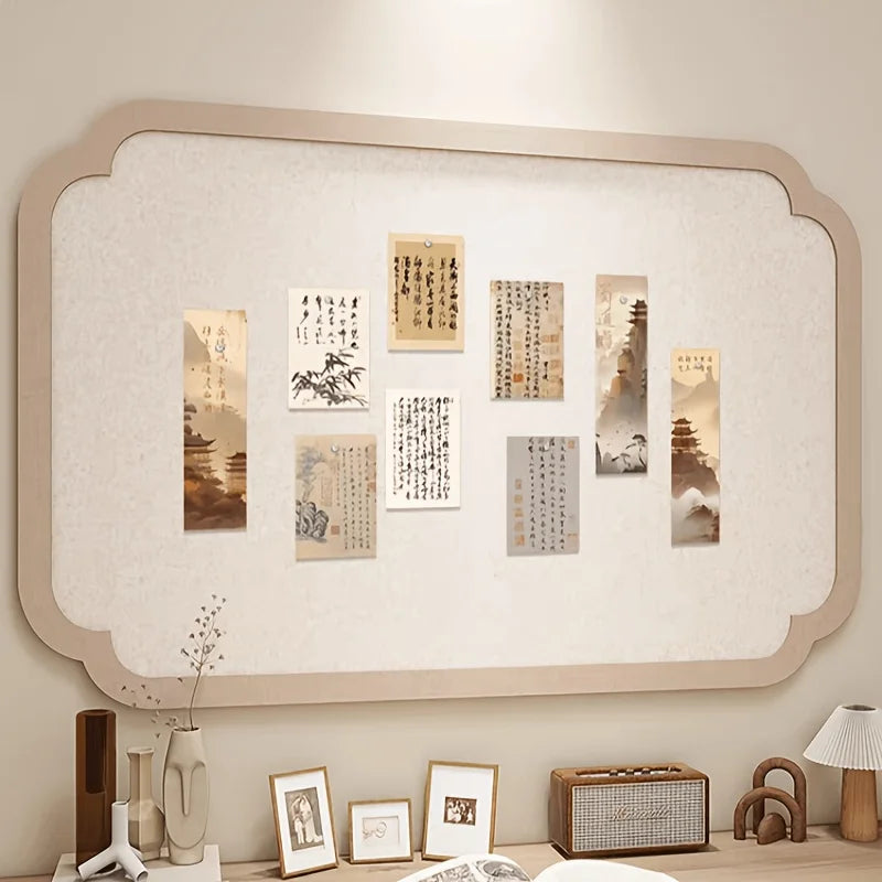 tableau pines texture beige classique clips mural affichage bulletins opacité moderne
