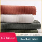tissu velours côtelé rayures vert olive marron vintage doux chaud polyester coudre maison bricolage