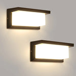 appliques murales modernes led noir lumiere blanche facile éclairage maison minimaliste